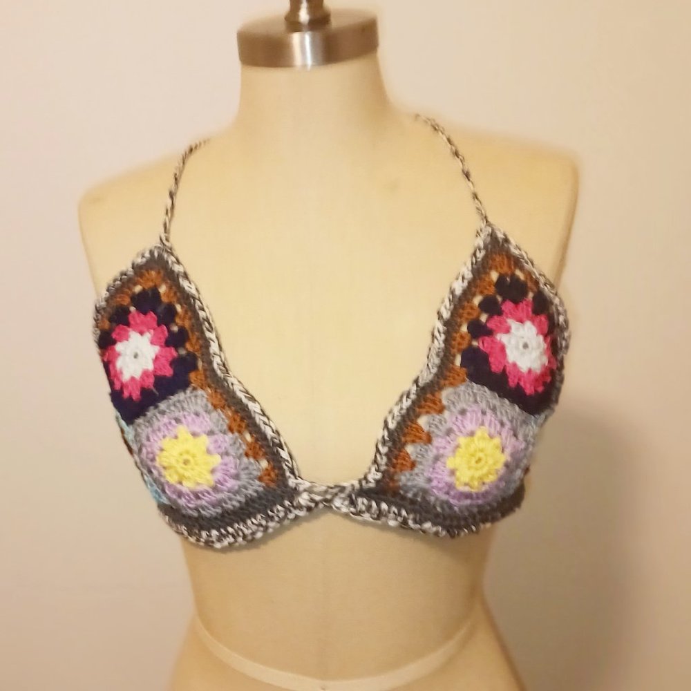 Handmade Crochet Bralette.